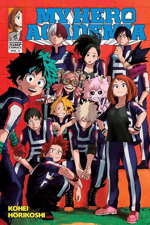 Gambar sampul manga Boku no Hero Academia