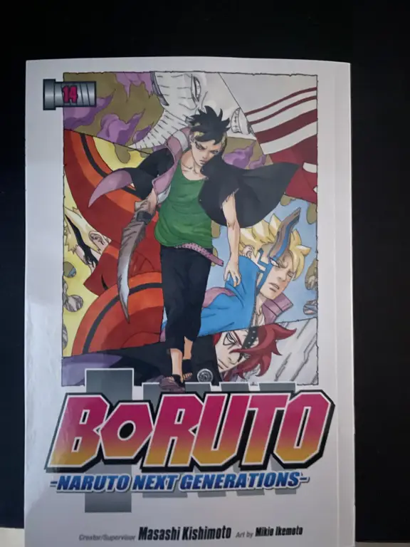 Gambar sampul manga Boruto