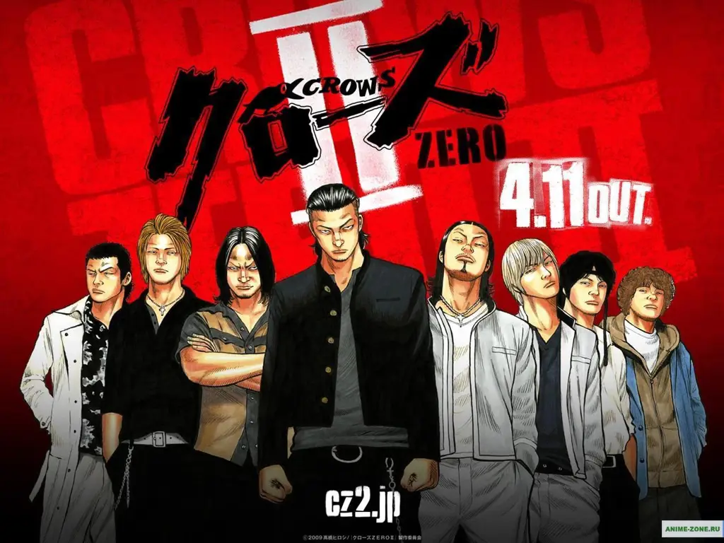 Sampul Manga Crows Zero 1