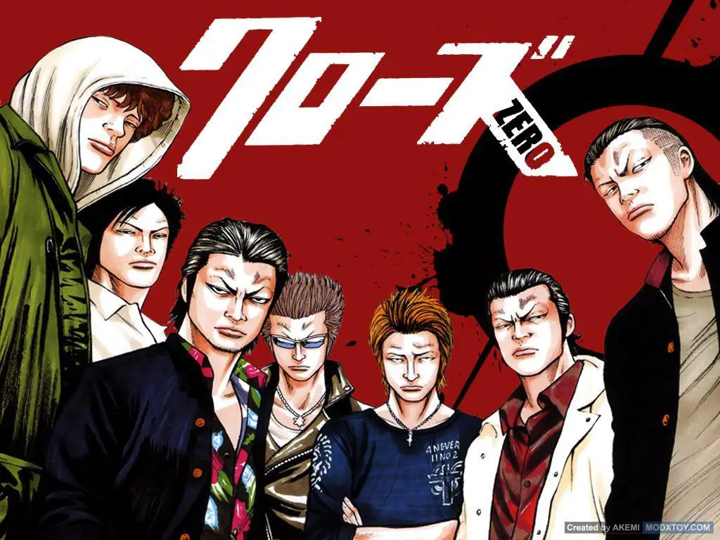 Gambar sampul manga Crows Zero dengan subtitle Indonesia