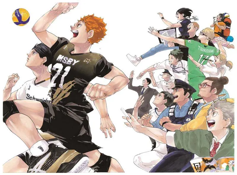 Gambar sampul manga Haikyuu!!