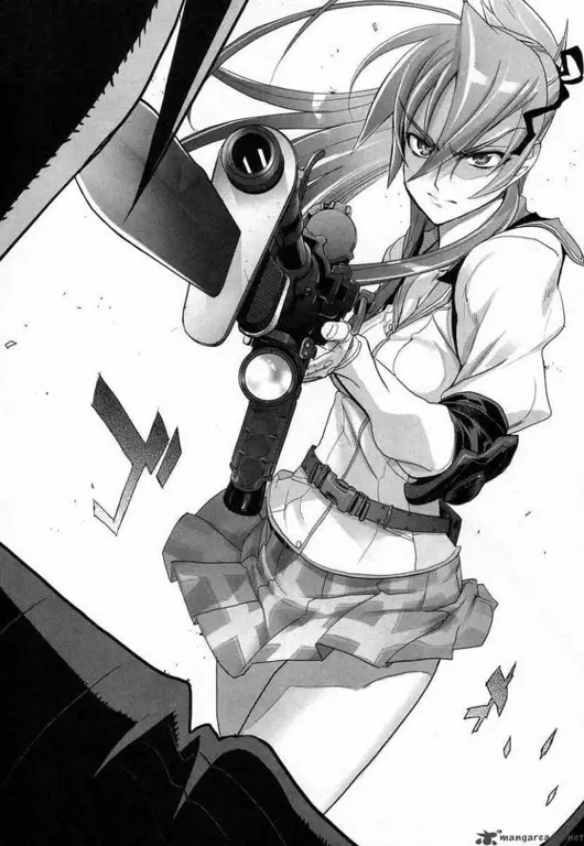 Gambar sampul manga Highschool of the Dead