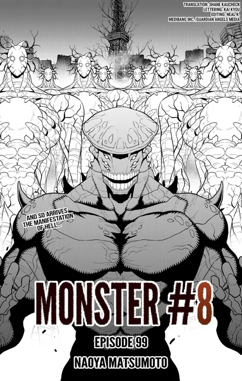 Gambar sampul manga Kaiju No. 8