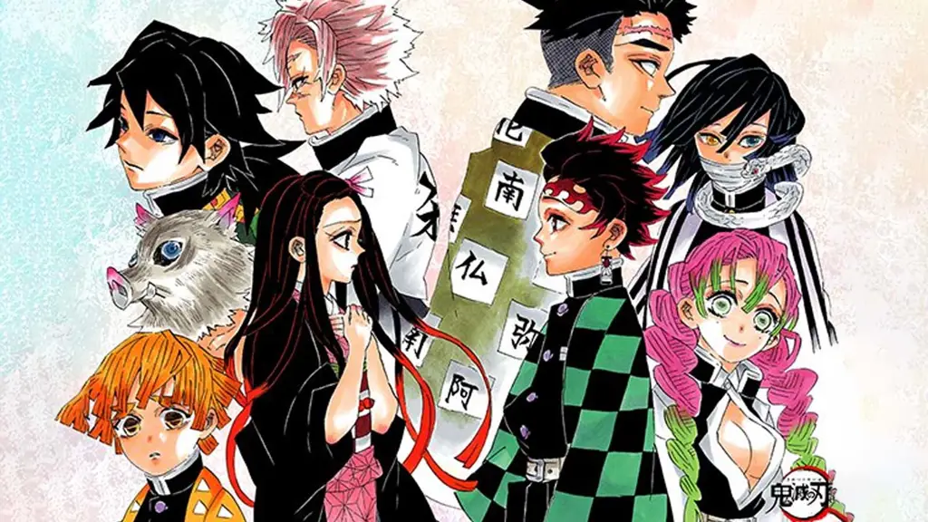 Sampul Manga Kimetsu no Yaiba