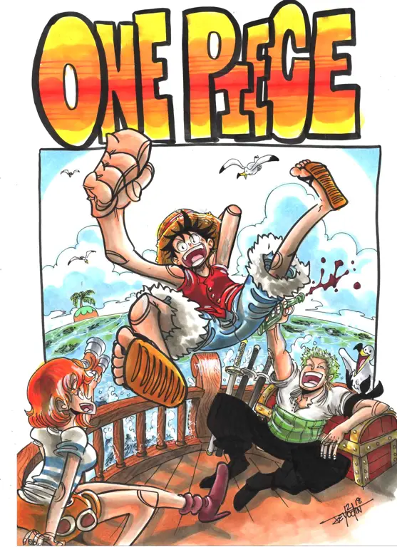 Sampul manga One Piece