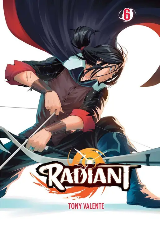 Sampul manga Radiant yang menampilkan karakter utama Seth