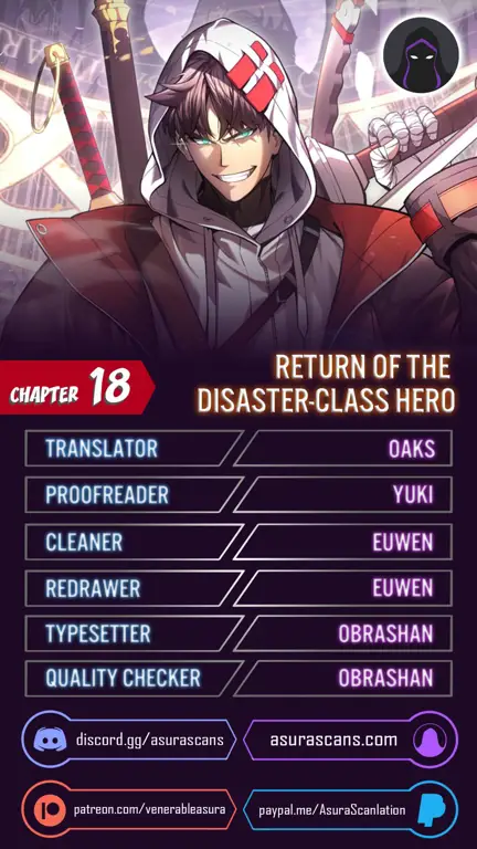 Sampul manga Return of the Disaster-Class Hero