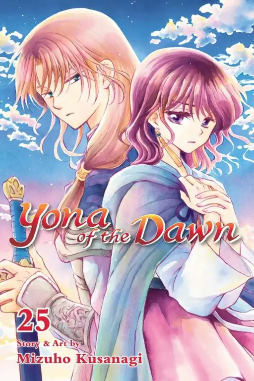 Sampul manga Yona of the Dawn yang menampilkan Yona dan para Naga