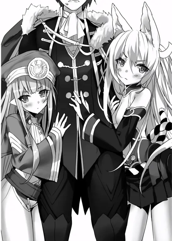 Gambar sampul manga Isekai Meikyuu de Harem wo