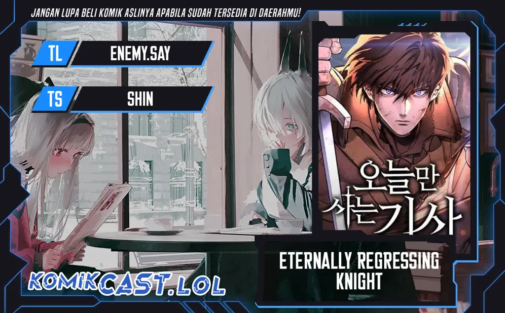 Sampul Manhwa Eternally Regressing Knight