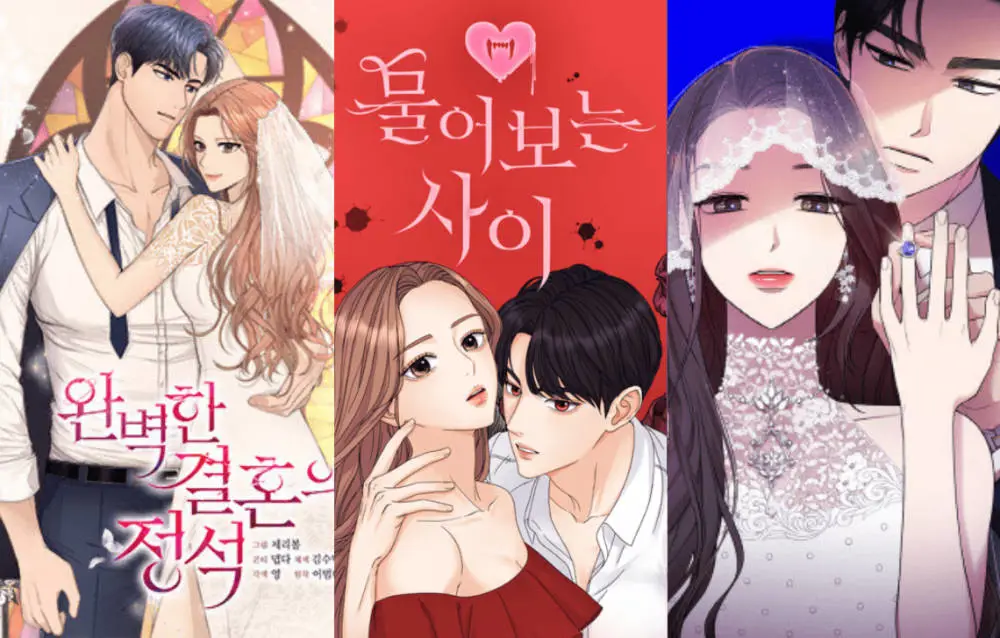 Gambar sampul manhwa aksi romantis