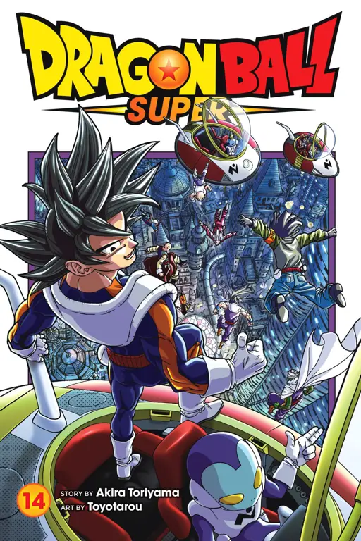 Sampul manga Dragon Ball Super yang menarik