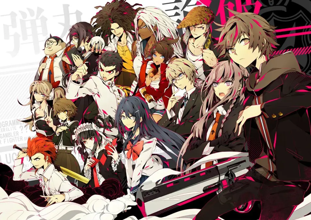 Gambar sampul game Danganronpa