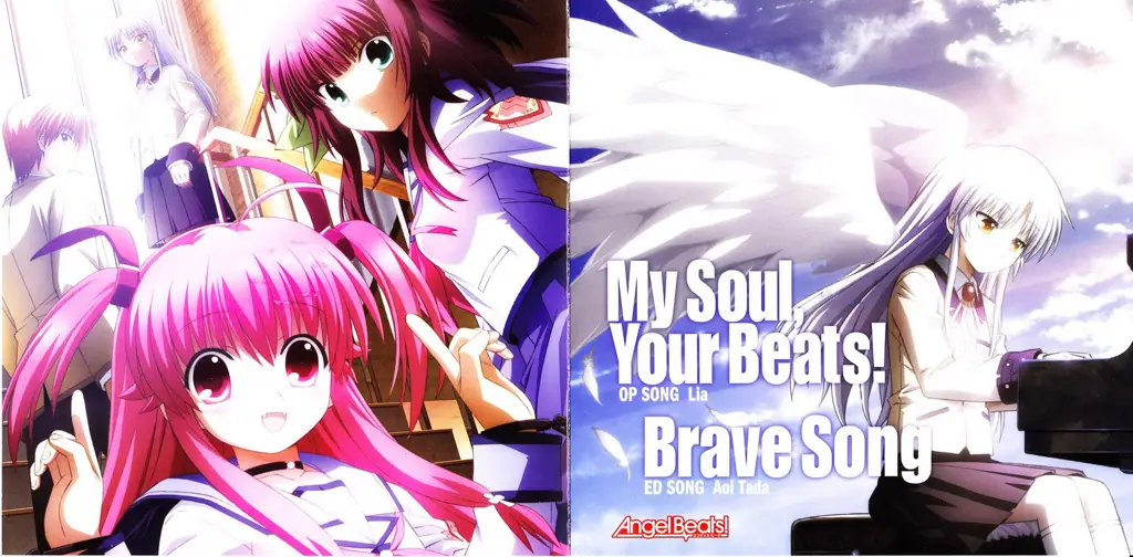 Ilustrasi sampul soundtrack Angel Beats!