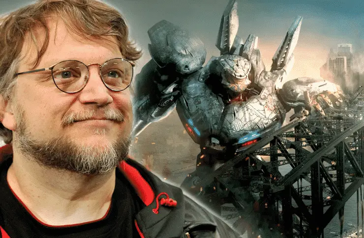 Sutradara Guillermo del Toro dalam proses pembuatan film Pacific Rim