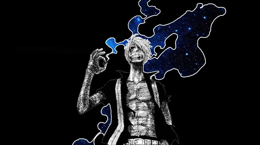 Gambar wallpaper HD Sanji dari anime One Piece