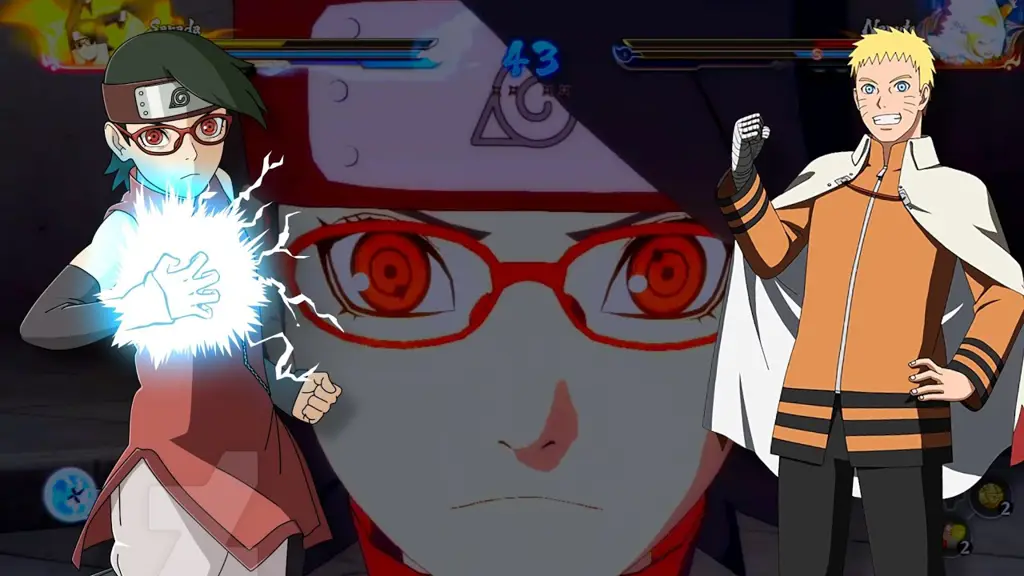 Sarada Uchiha berlatih keras untuk meningkatkan kemampuannya