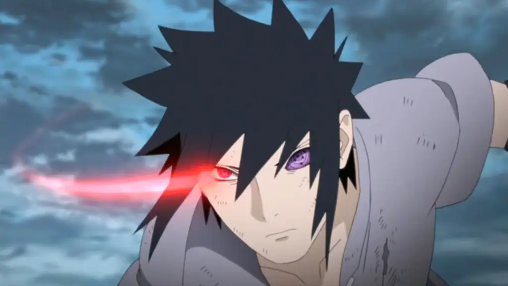 Gambar Sasuke dengan Rinnegan