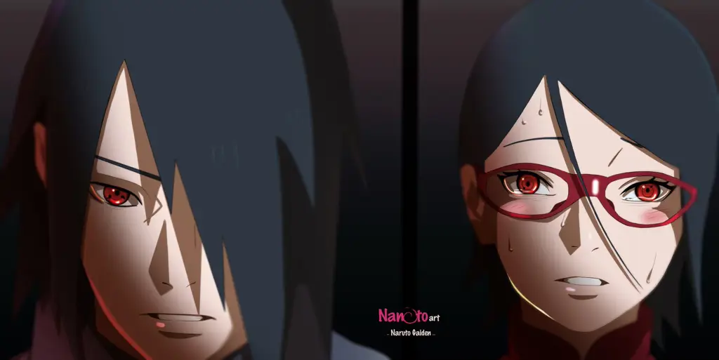 Sasuke dan Sarada bersama