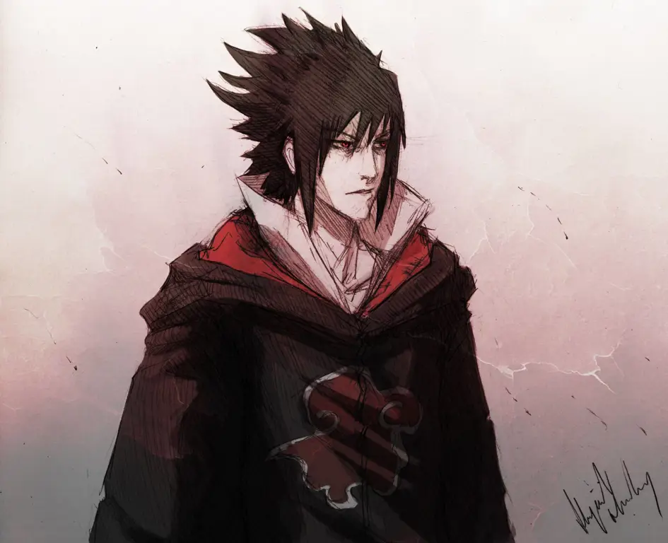 Sasuke sebagai anggota Akatsuki