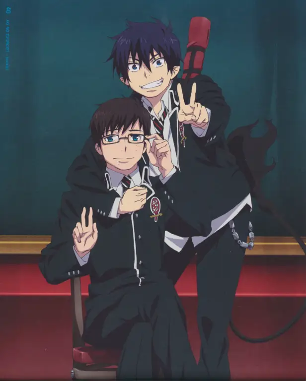 Rin dan Yukio Okumura dalam Ao no Exorcist