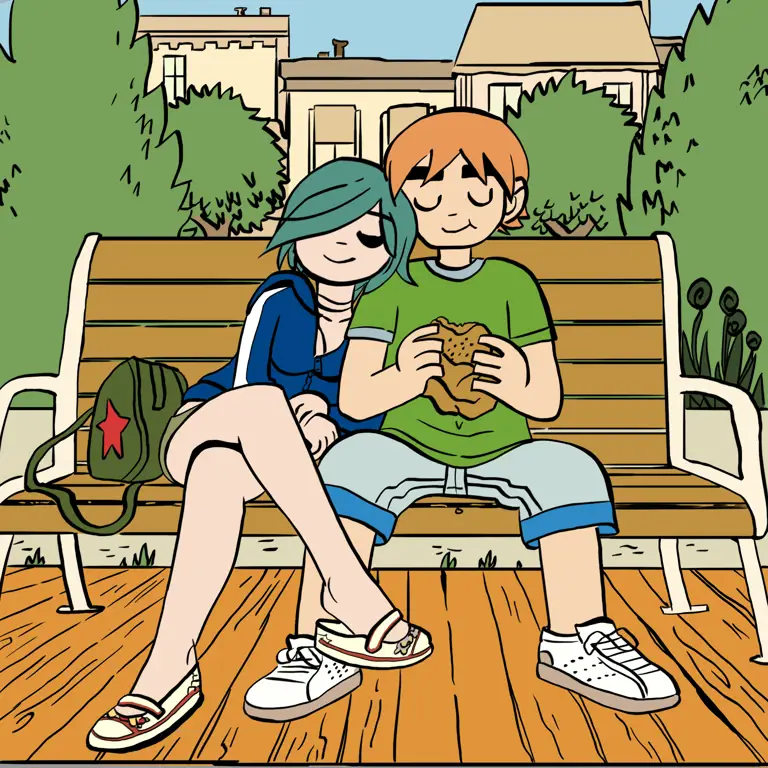 Scott Pilgrim dan Ramona Flowers Scott Pilgrim dan Ramona Flowers