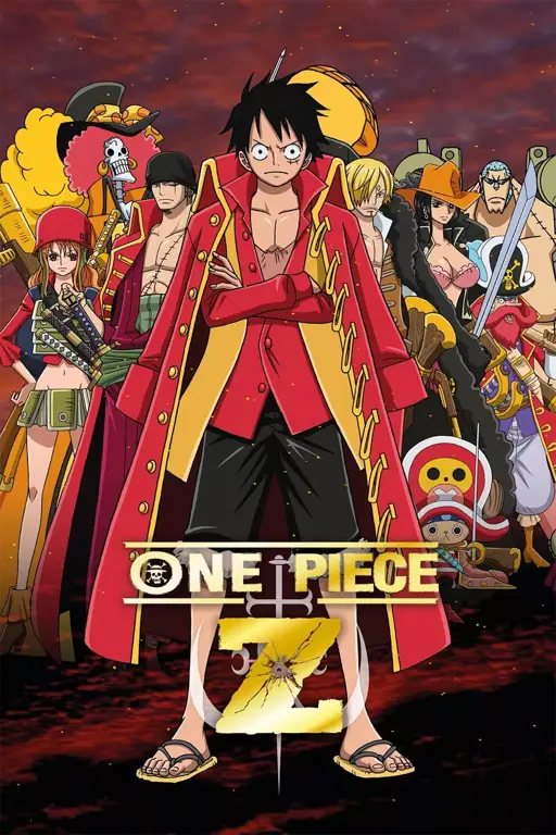 Screenshot adegan dari film One Piece Movie Z