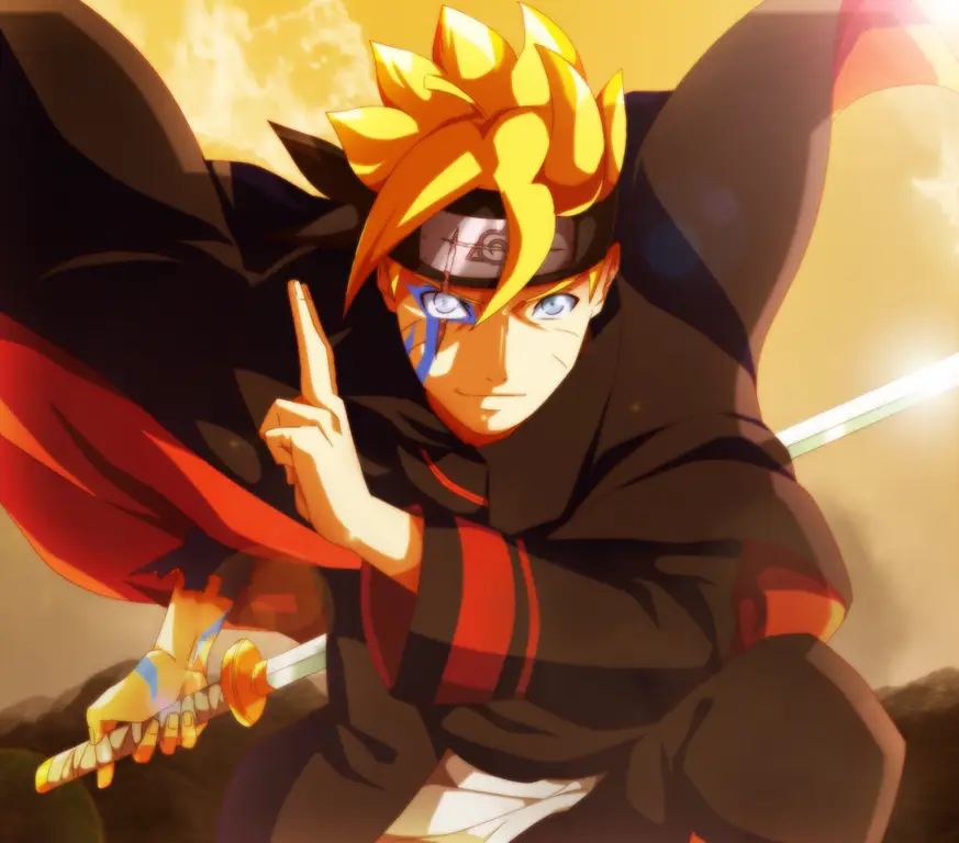 Adegan menarik dari anime Boruto