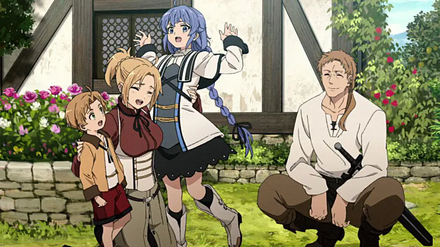 Adegan menarik dari Mushoku Tensei episode 7