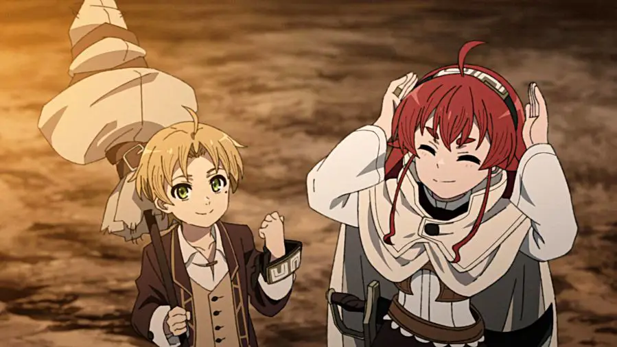 Gambar cuplikan anime Mushoku Tensei