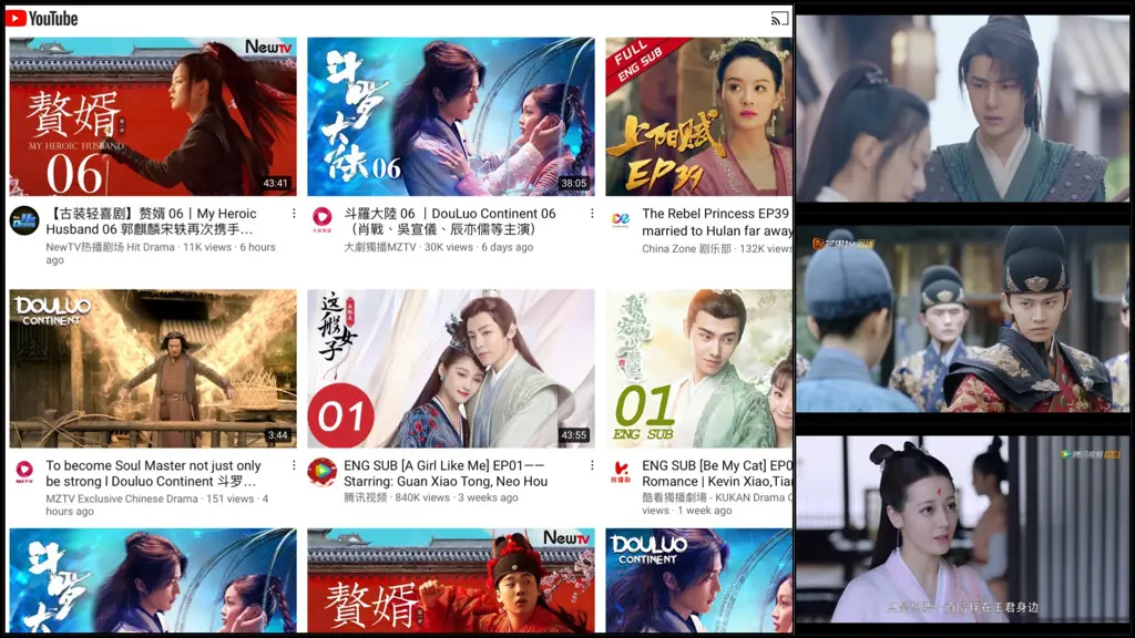 Berbagai platform streaming drama China