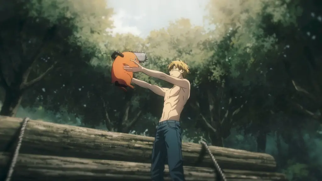 Adegan menarik dari anime Chainsaw Man