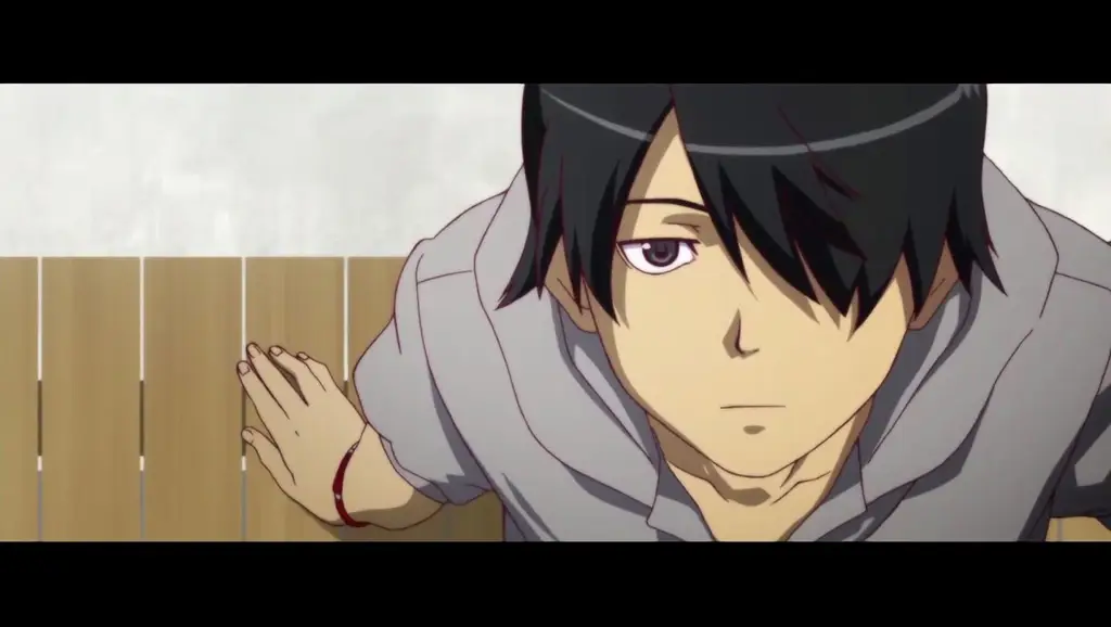 Screenshot adegan dari anime Bakemonogatari