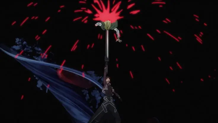 Screenshot dari anime Sword Art Online Adegan anime Sword Art Online