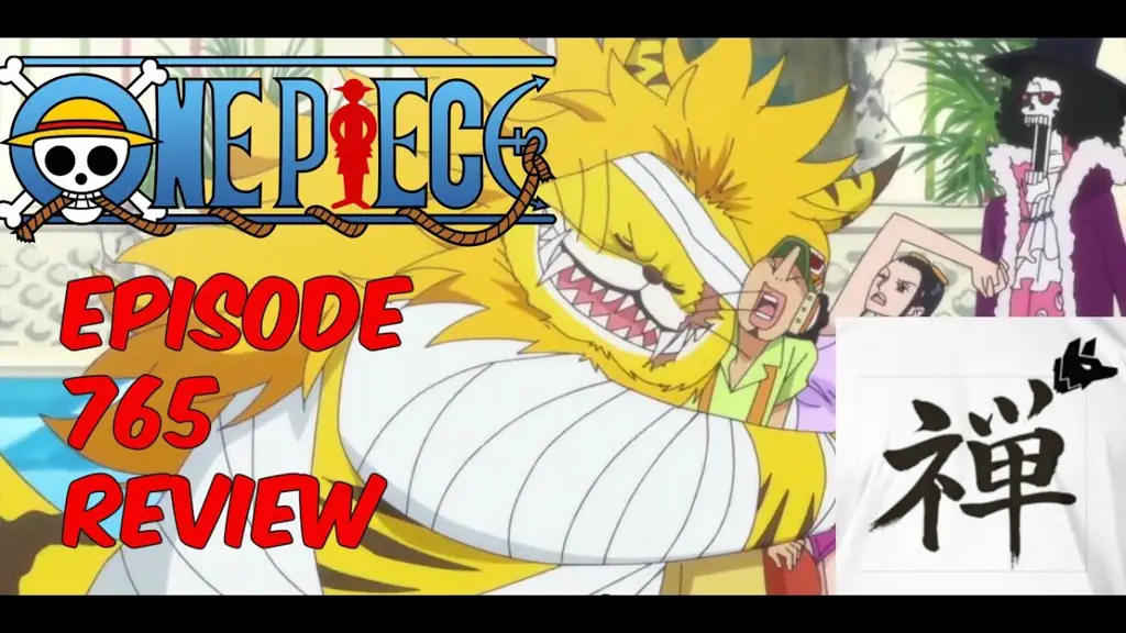 Screenshot adegan dari One Piece episode 765