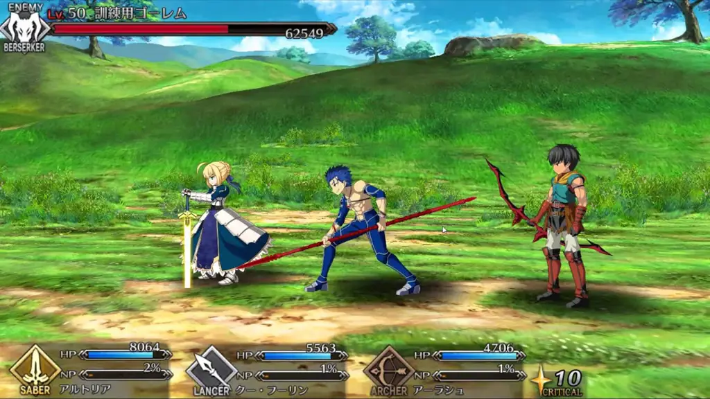 Gameplay Game Fate Grand Order