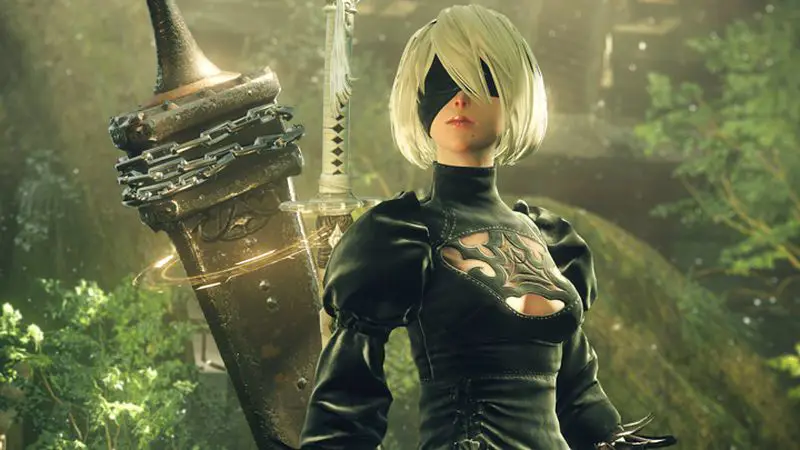 Screenshot gameplay Nier Automata