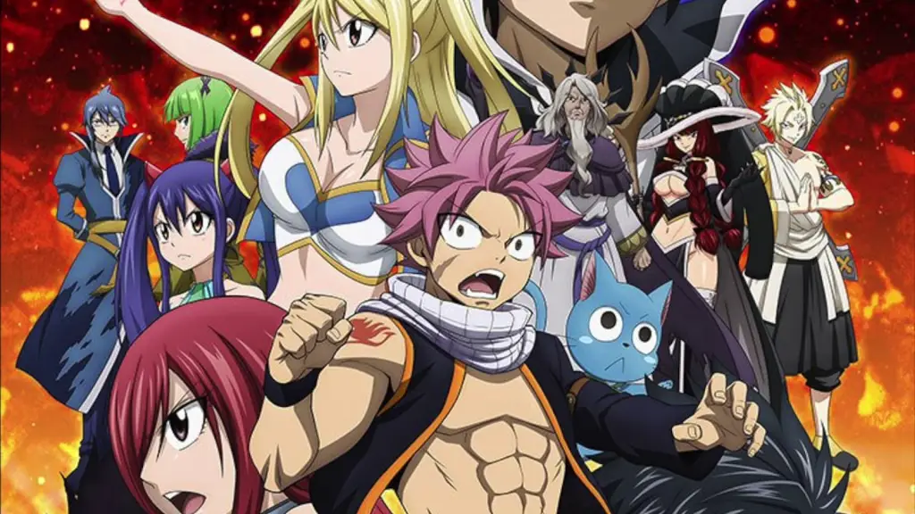 Gambar adegan dari season terakhir anime Fairy Tail