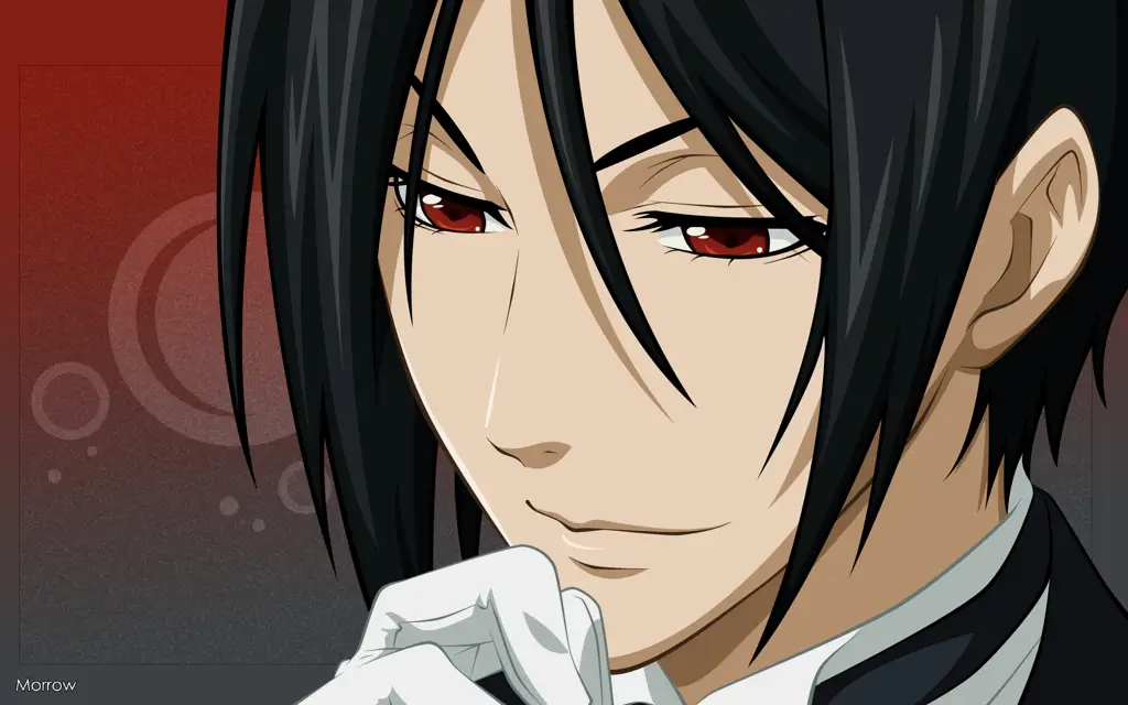 Gambar Sebastian Michaelis, pelayan iblis Ciel