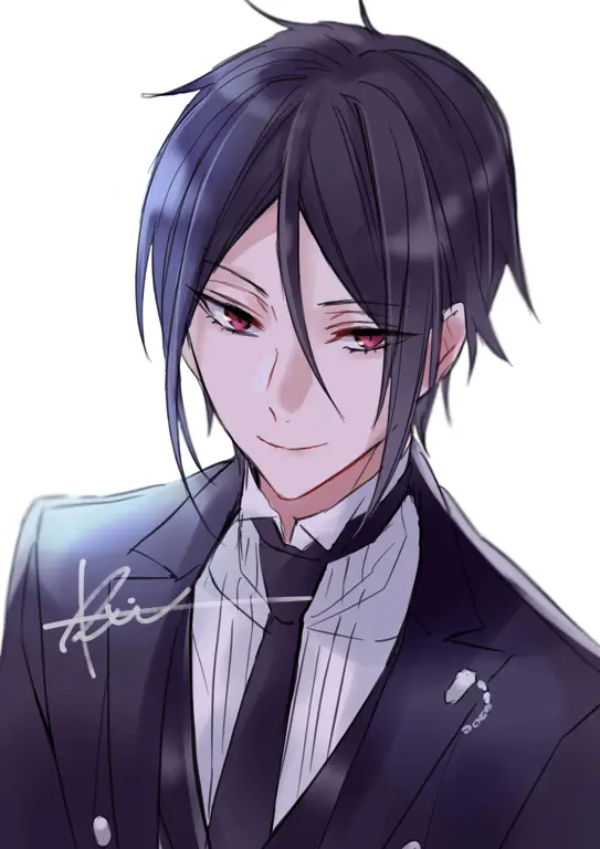 Sebastian Michaelis dari Manga Kuroshitsuji