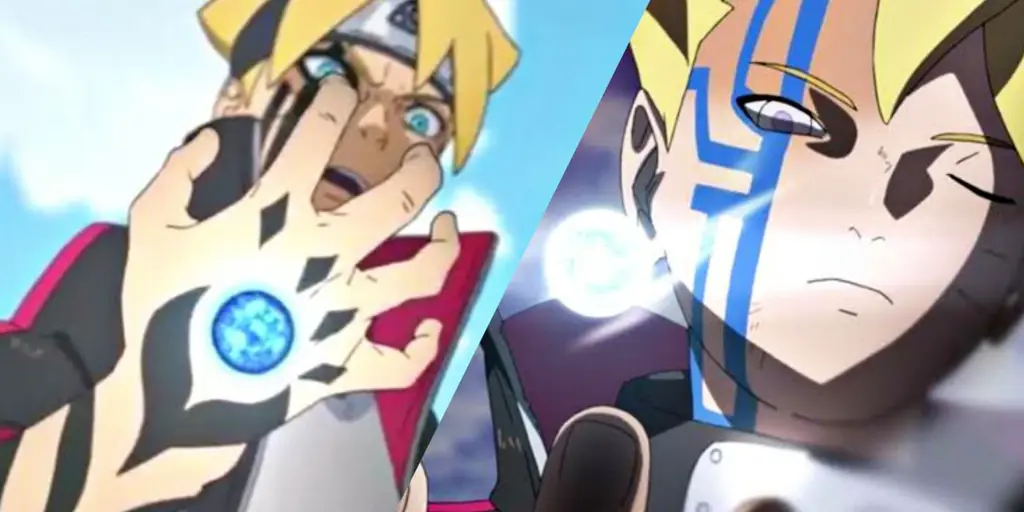 Boruto dengan segel Karma