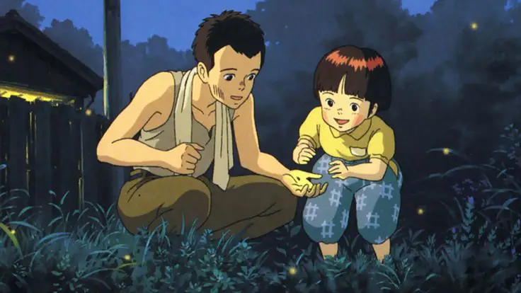 Gambar Seita dan Setsuko dari film Grave of the Fireflies