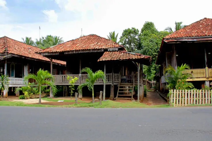 Rumah tradisional di Kepayang, Bandar Lampung