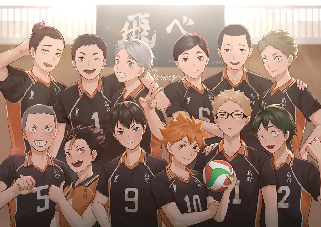 Ilustrasi SMA Karasuno