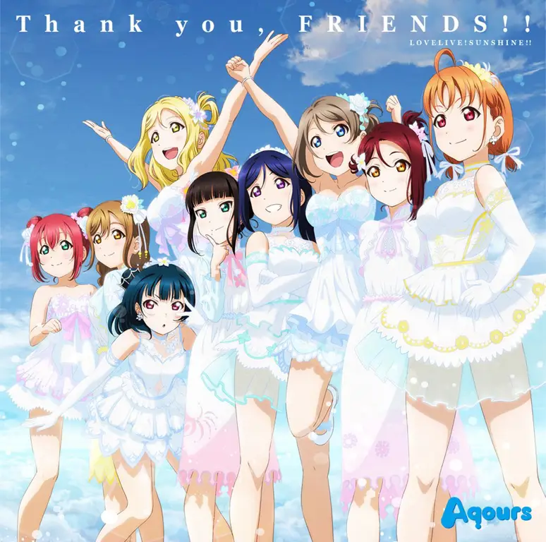 Para anggota Aqours, grup idola dari Love Live! Sunshine!!