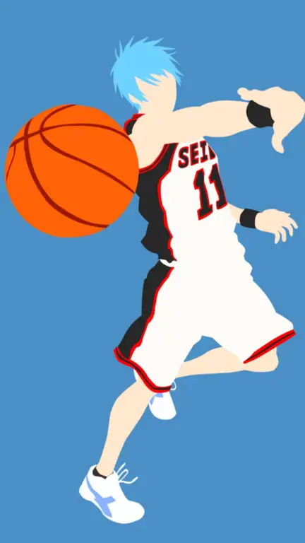 Ilustrasi anime bertema basket