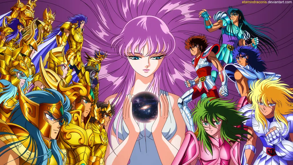 Gambar semua karakter Saint Seiya