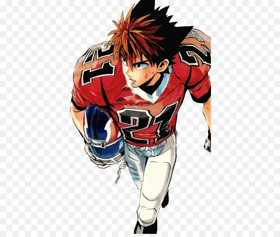 Gambar Sena Kobayakawa, karakter utama dalam manga Eyeshield 21.