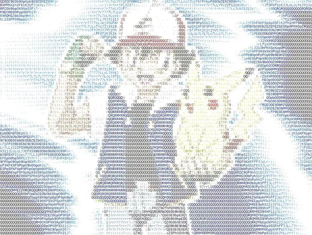 Contoh seni ASCII Pokemon