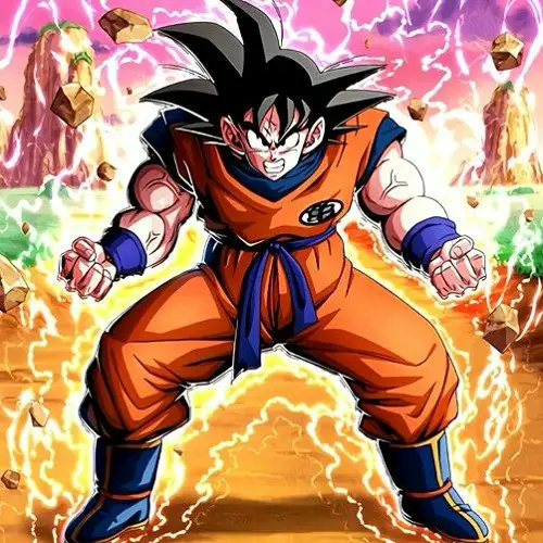 Ilustrasi seni dari LR AGL Goku